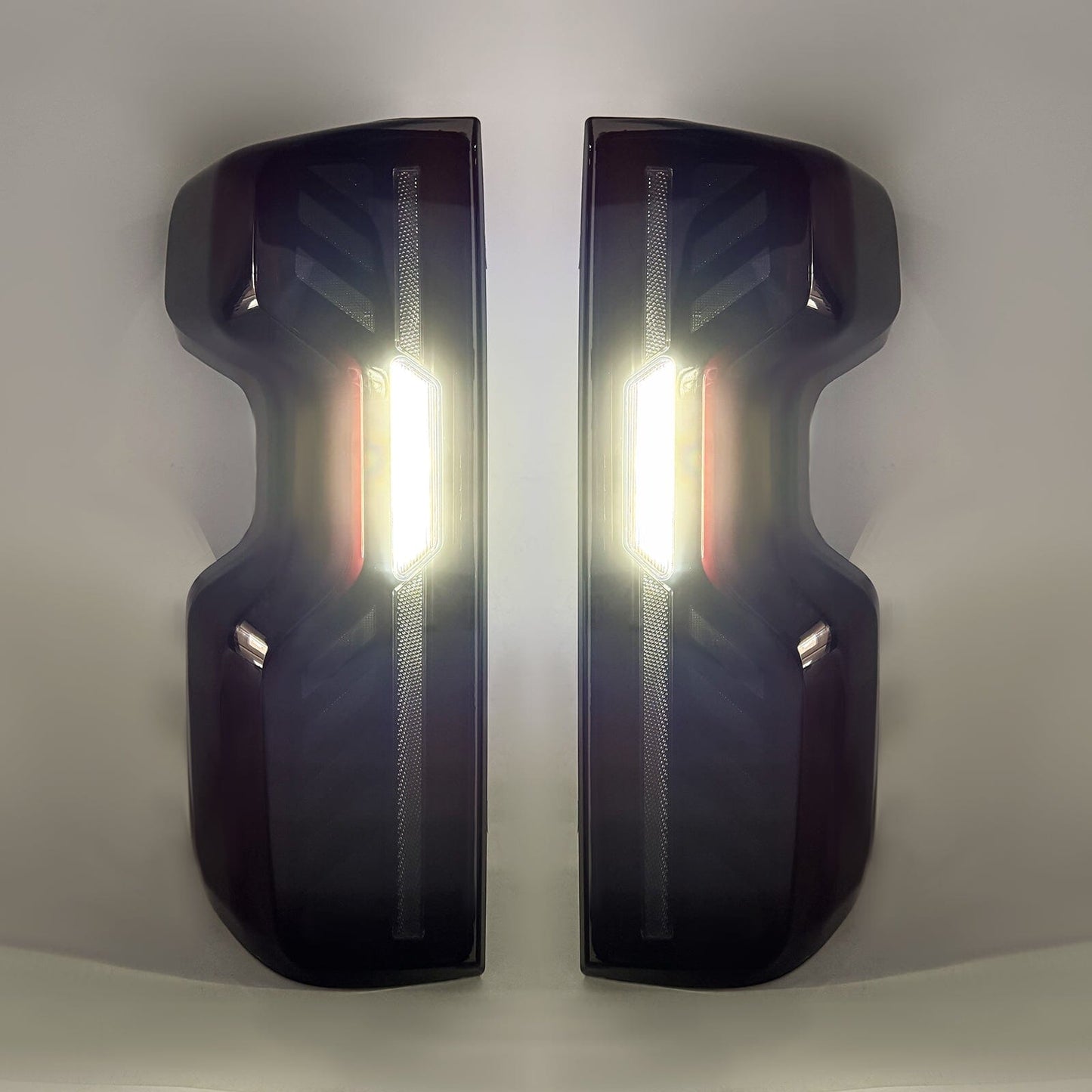 Red Lens LED Tail Lights W/ Start Animation For 2019–2026 Chevy Silverado 1500 & 2020–2026 Silverado 2500HD/3500HD | Amoffroad