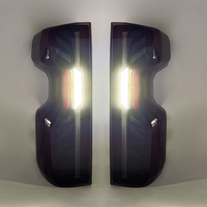 Red Lens LED Tail Lights W/ Start Animation For 2019–2026 Chevy Silverado 1500 & 2020–2026 Silverado 2500HD/3500HD | Amoffroad