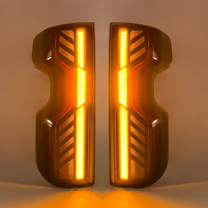 Red Lens LED Tail Lights W/ Start Animation For 2019–2026 Chevy Silverado 1500 & 2020–2026 Silverado 2500HD/3500HD | Amoffroad