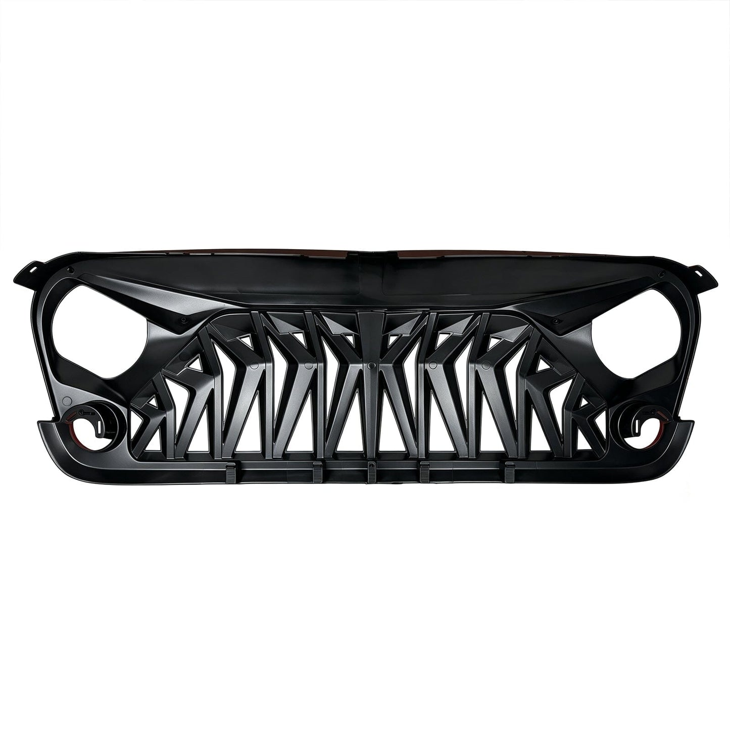 Shark Grille - Red & Black For 07-18 Wrangler JK/ JKU | Amoffroad