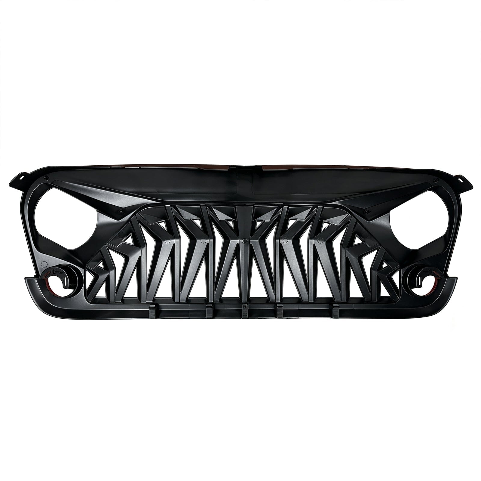 Shark Grille - Red & Black For 07-18 Wrangler JK/ JKU | Amoffroad