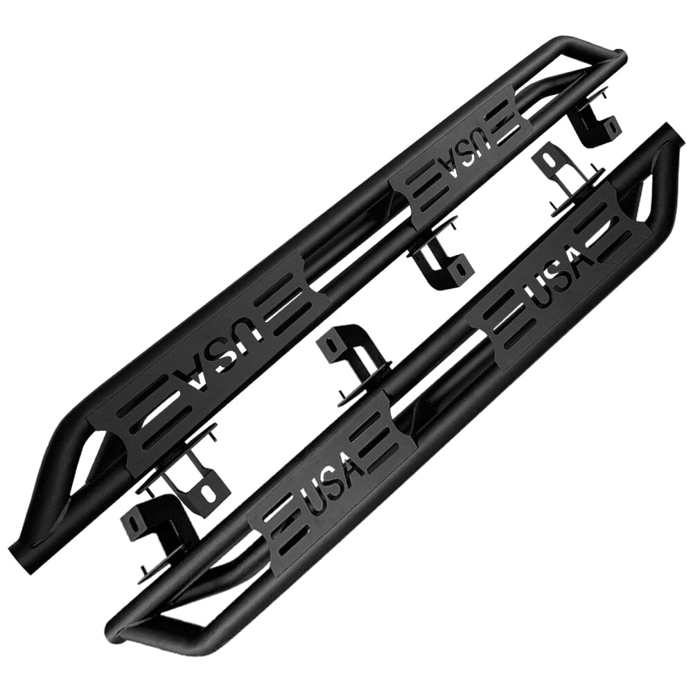 Side Step Bars - USA Style 4 Door for 18-23 Jeep Wrangler JL