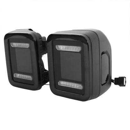 Smoked Cover Tunnel Tail Lights For 2020+ Jeep Gladiator JT | AM Off-Road