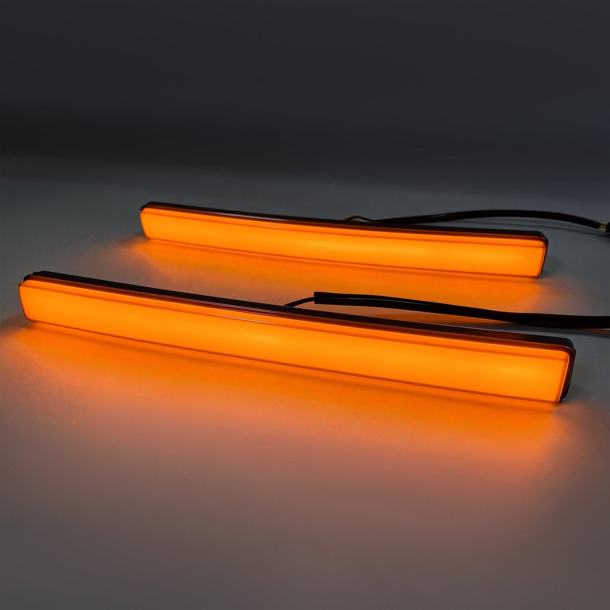Smoked LED Amber Lights w/ Sequential Turn Signal For 2024+ Ford F-150 King Ranch/ Platinum | Amoffroad