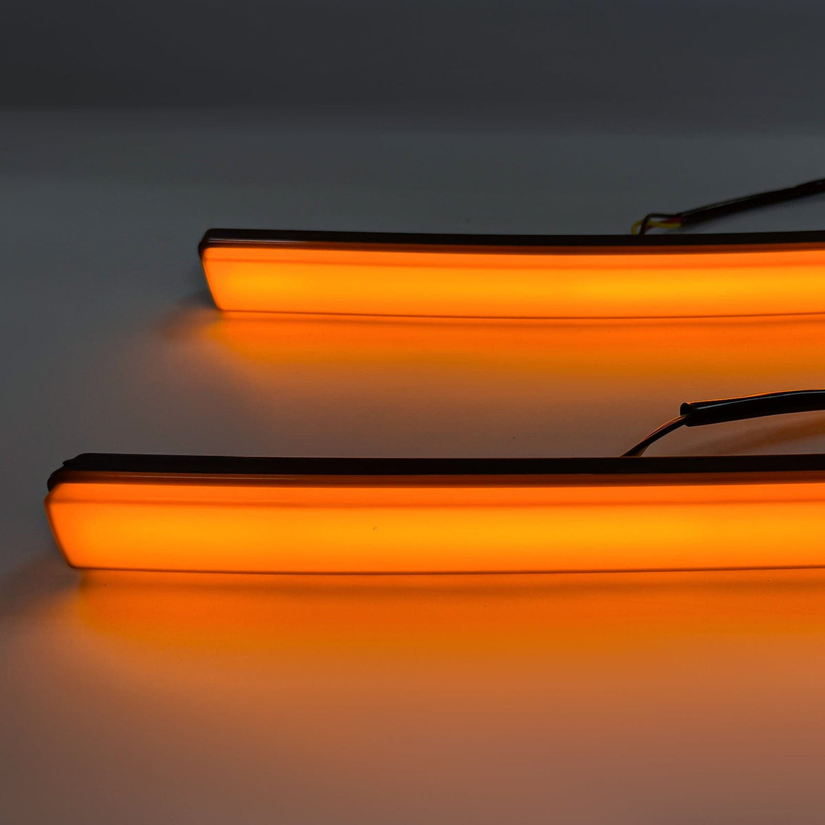 Smoked LED Amber Lights w/ Sequential Turn Signal For 2024+ Ford F-150 King Ranch/ Platinum | Amoffroad