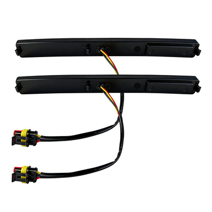 Smoked LED Amber Lights w/ Sequential Turn Signal For 2024+ Ford F-150 King Ranch/ Platinum | Amoffroad