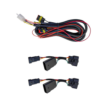 Smoked LED Amber Lights w/ Sequential Turn Signal For 24+ Ford F150 Tremor