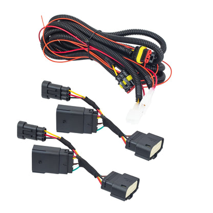 Smoked LED Grille Amber Lights W/ Sequential Turn Signal For 2024+ Ford F150 XLT | Amoffroad