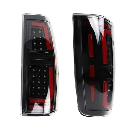 Smoked LED Tail Lights-Clear Lens for 99-06 Chevy Silverado & 99- 02 GMC Sierra 1500 2500 3500(DOT Approved) | Amoffroad