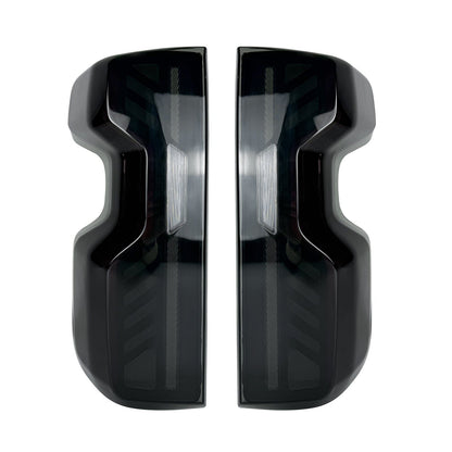 Smoked LED Tail Lights W/ Start Animation For 2019–2026 Chevy Silverado 1500 & 2020–2026 Silverado 2500HD/3500HD( ETA Late August)