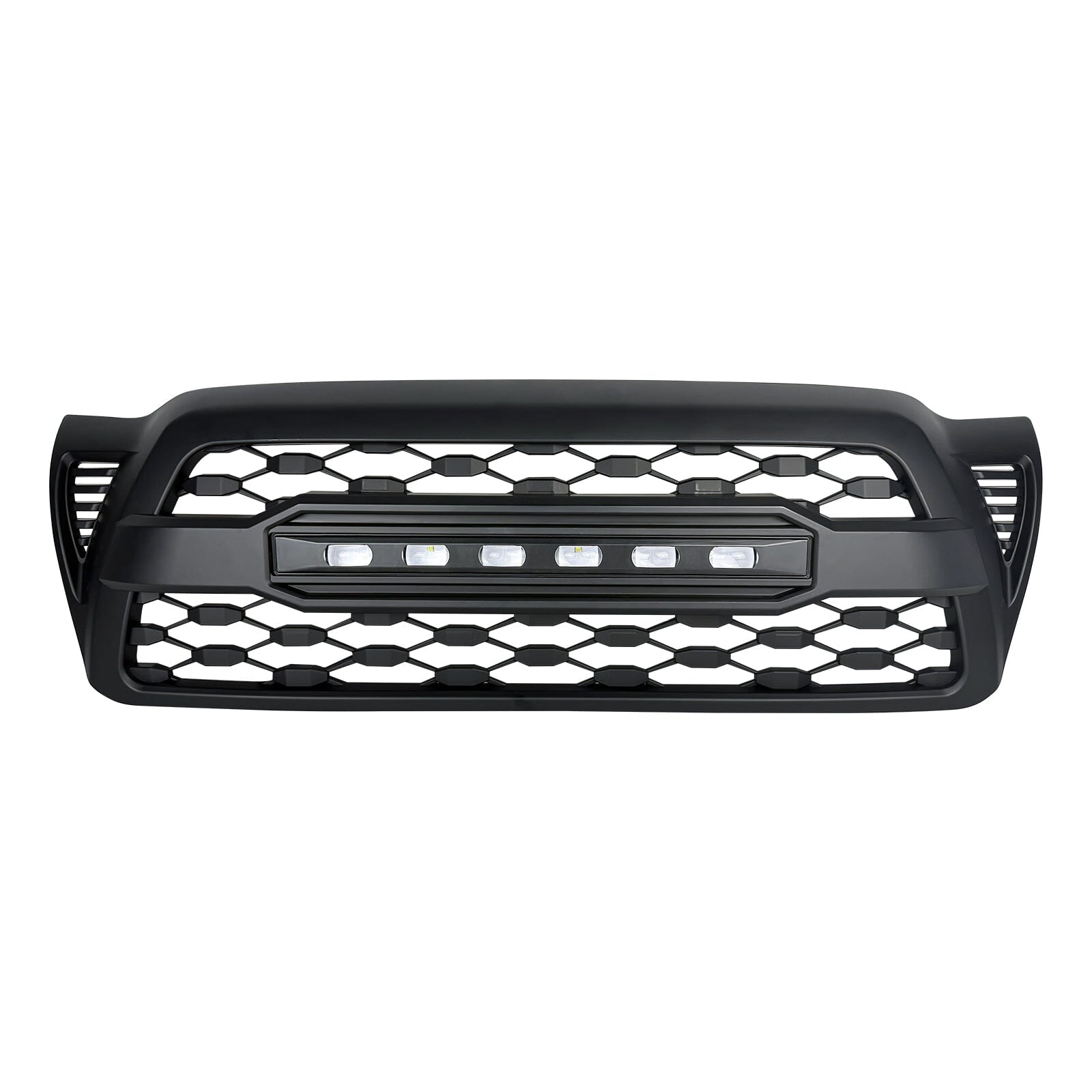 TRD PRO Style Grille W/ LED Off-Road Lights - Matte Black For 2005-2011 Toyota Tacoma | Amoffroad