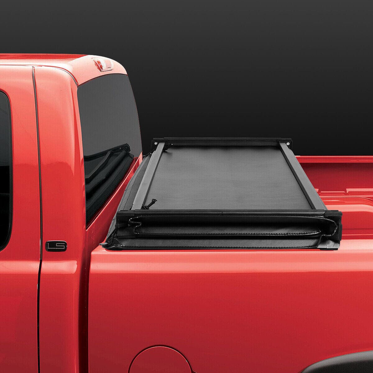 6.5'Bed Tri-Fold Adjustable Soft Trunk Tonneau Cover For 04-14 Ford F150