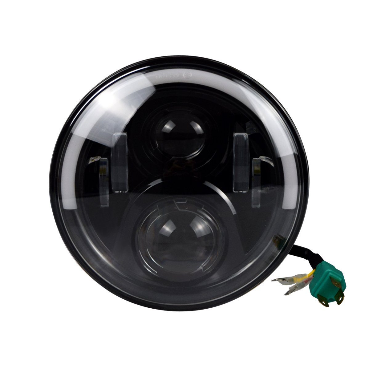 7Inch Round LED Headlight Black Hi/Lo Beam For Jeep Wrangler JK TJ LJ CJ 97-18 7Inch Round LED Headlight Black Hi/Lo Beam For Jeep Wrangler JK TJ LJ CJ 97-18