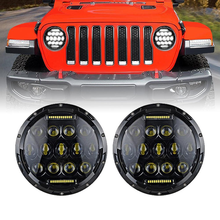 18-21 Jeep Wrangler JL Honeycomb Headlight | AMOffRoad | Free Shipping ...