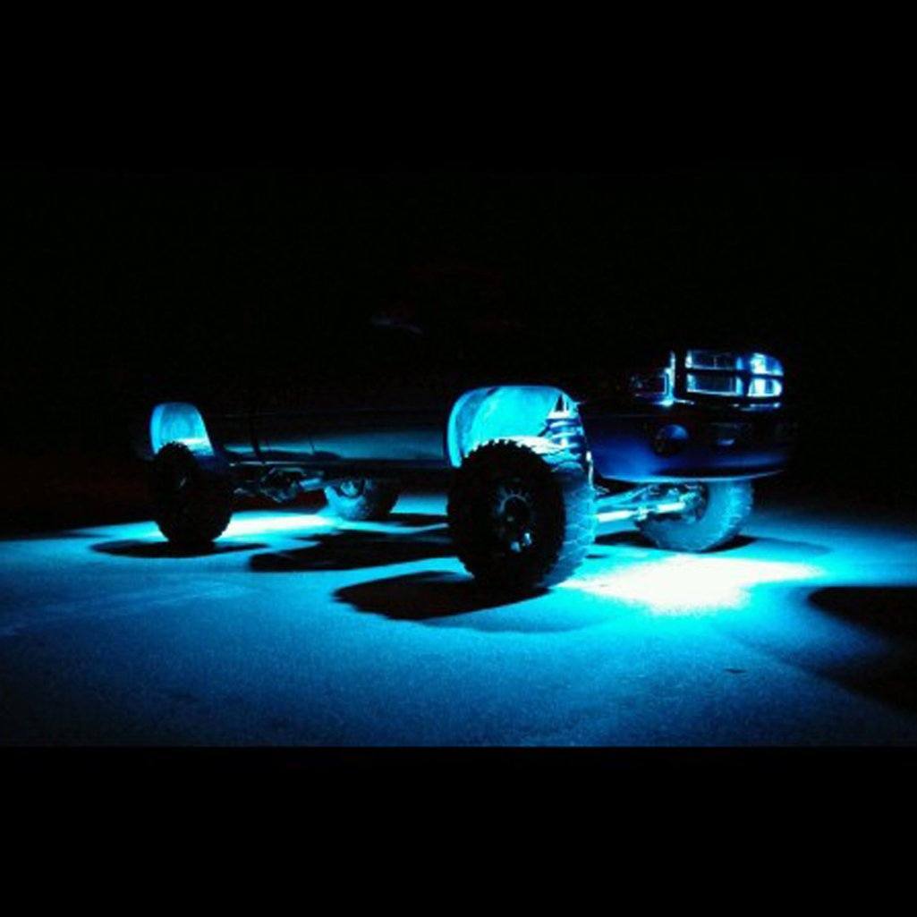 Bluetooth Shift RGB LED Rock Lights for 1987-2023 Jeep