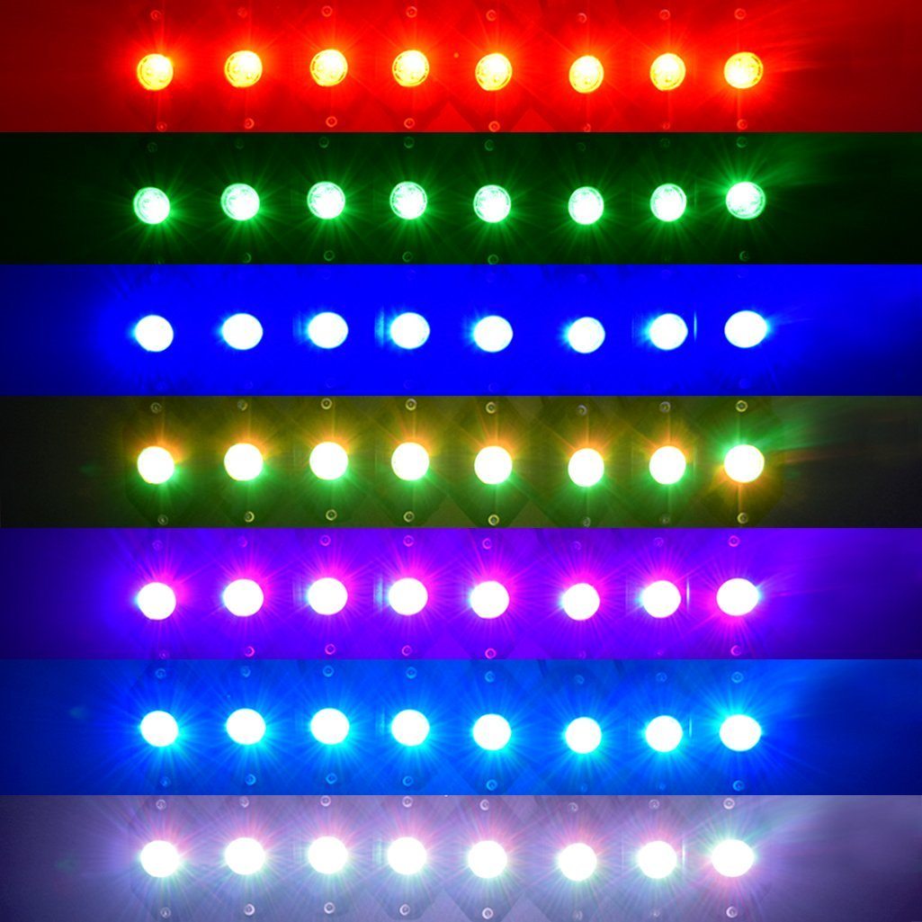 Jeep Wrangler Bluetooth Control RGB LED Rock Lights