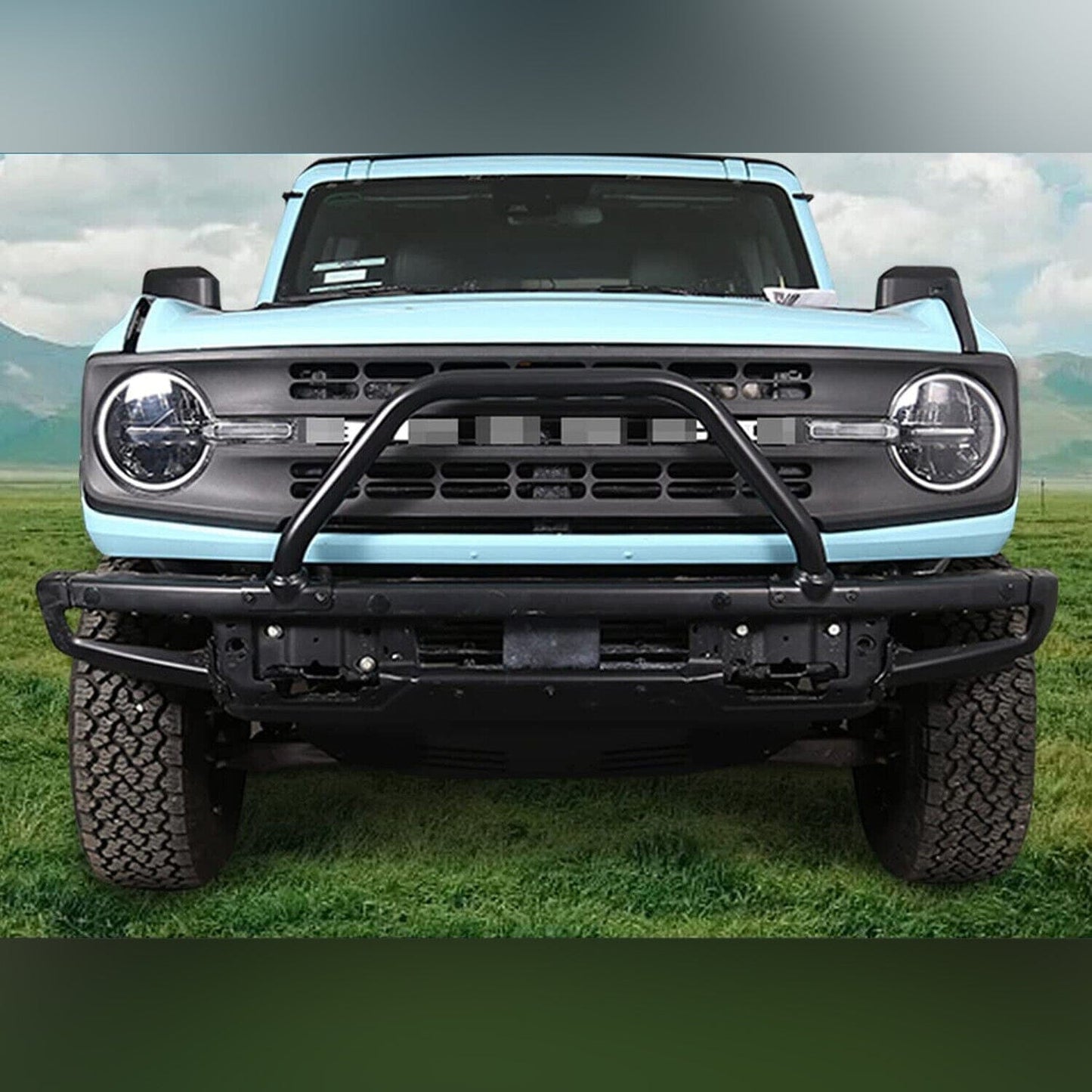 Bull Bar Bumper Brush Guard Off Road Grill For 2021-2023 Ford Bronco