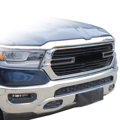 Carbon Fiber Front Grill Inserts Cover Trim For 2019-2021 Dodge Ram 1500