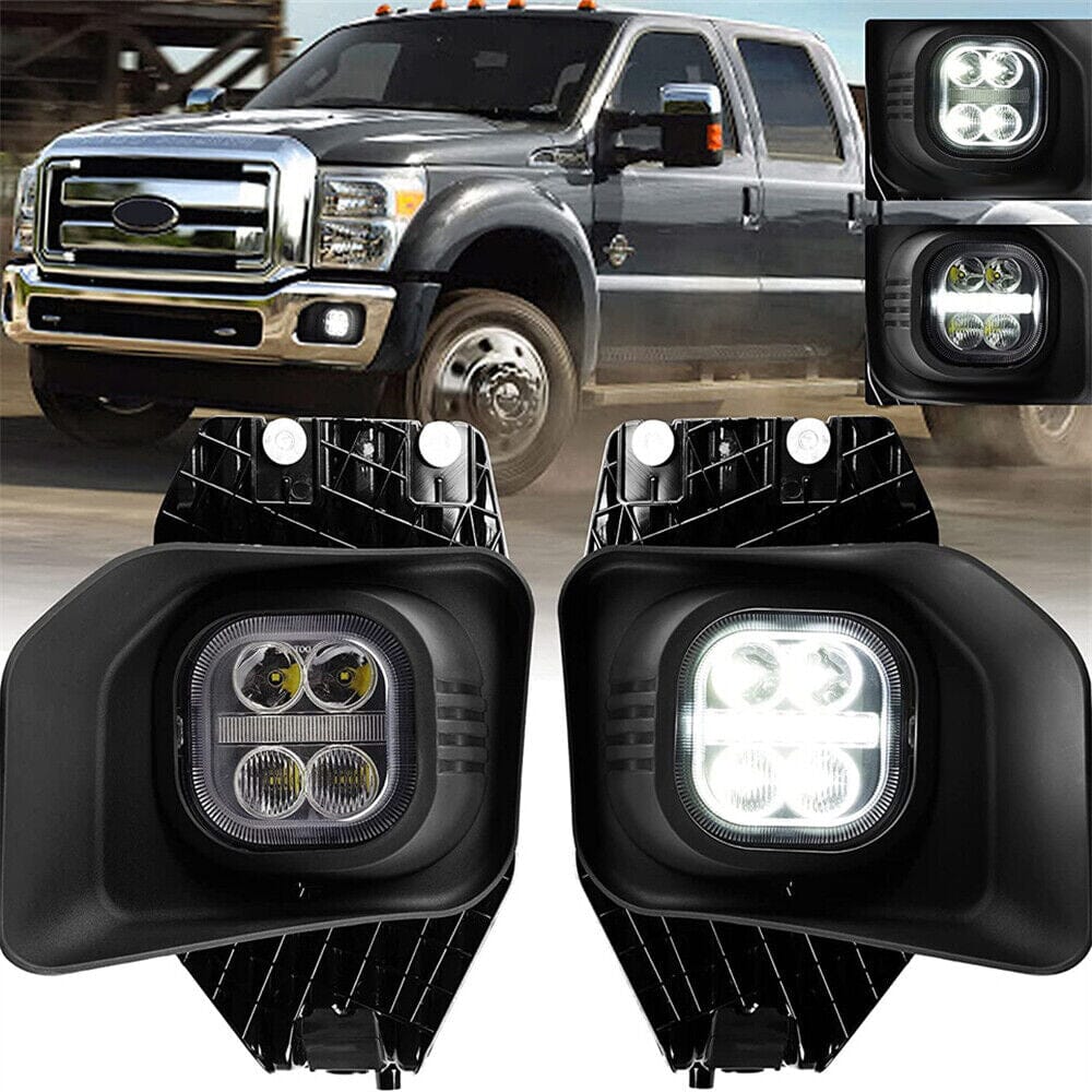 Daytime Running Lights LED Fog Light Assembly For 2011-2016 Ford F250 ...