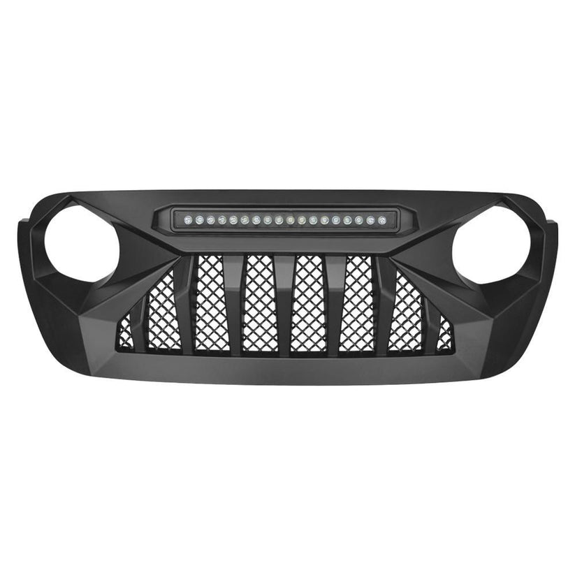 1921 Jeep Wrangler JL & Gladiator Grill w/ OffRoad Lights AMOffRoad