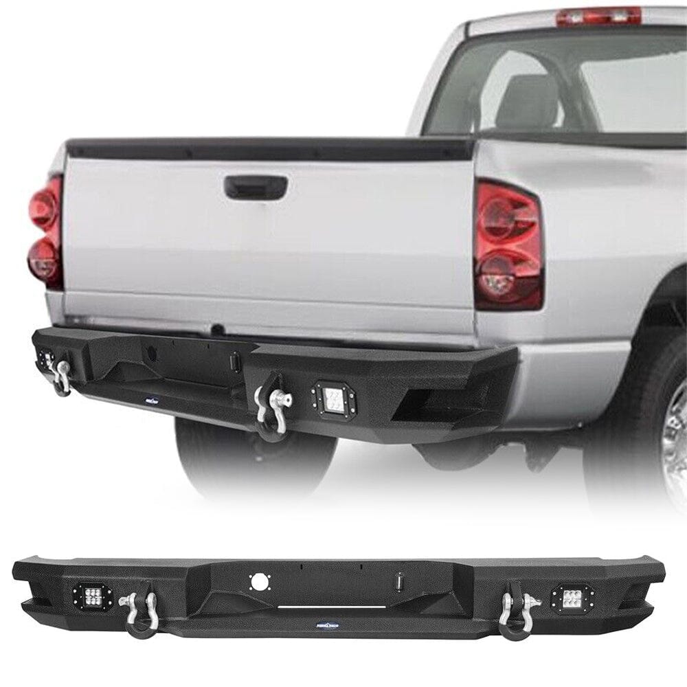 Discovery Steel Rear Step Bumper Bar for 2006-2008 Dodge Ram 1500 ...