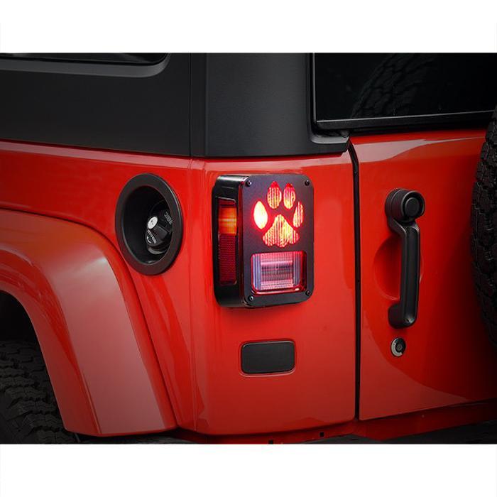 Dog Paw Tail Light Guards For 07 18