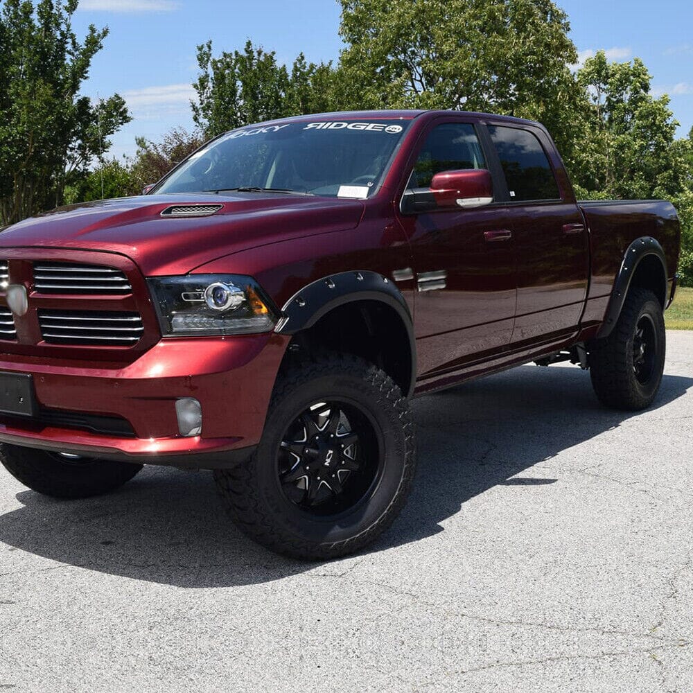 Painted X8 Black Clear Tailgate For 2002-2008 Dodge Ram 1500 / 2003-2009 Ram 2500 3500