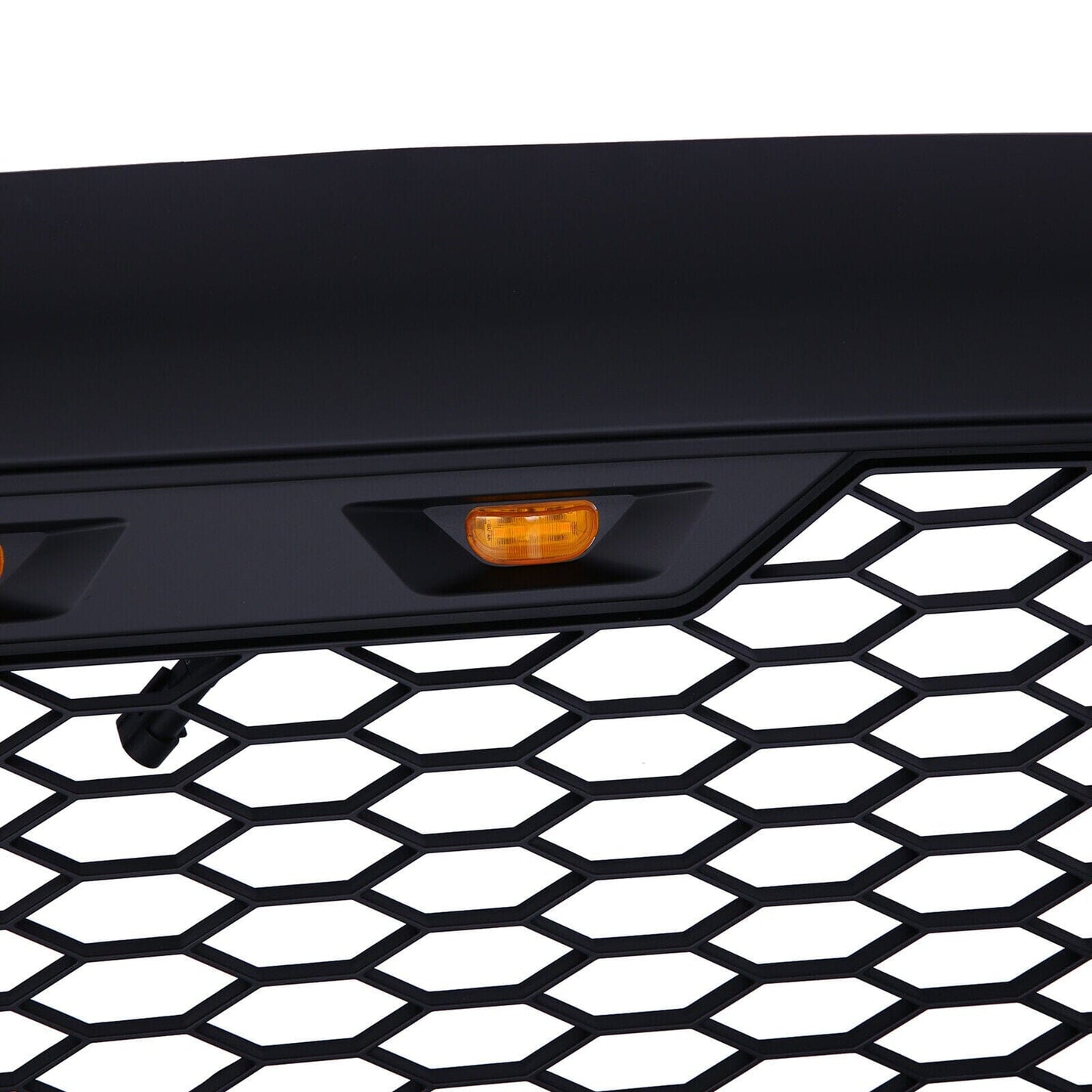 Front Upper Mesh Grille W/LED Amber Lights For 2005-2011 Toyota Tacoma