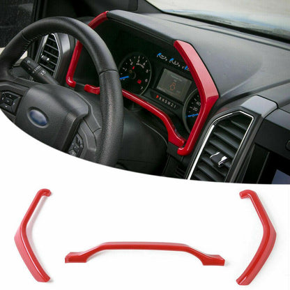 2015-2020 Ford F150 Full Interior Center Console Trim Cover Dashboard Bezels Kit| AMOFFROAD