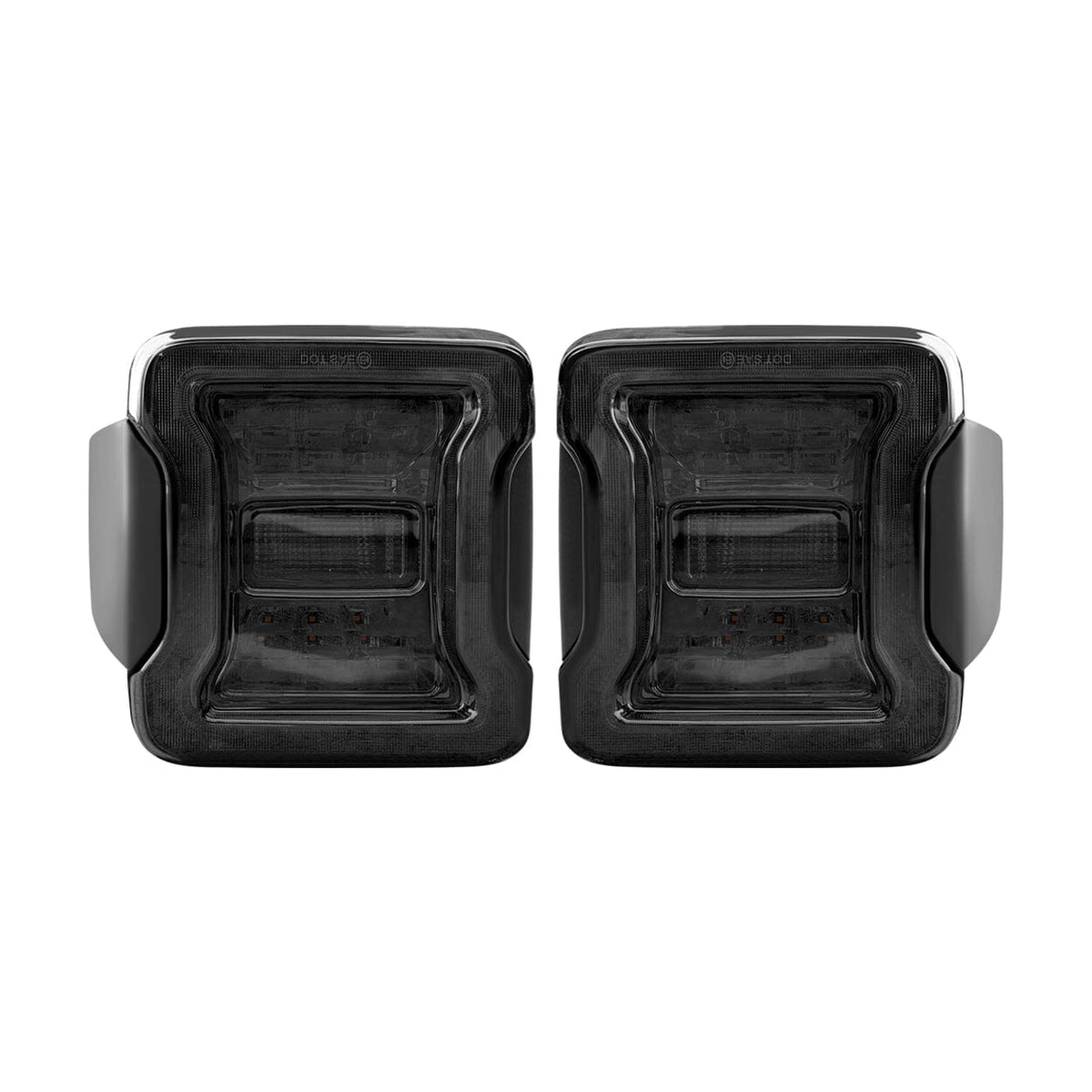 Matte Black Goliath Grille With Amber LED Lights For 2007-2018 Jeep Wrangler JK & JKU - TURN1 Brand