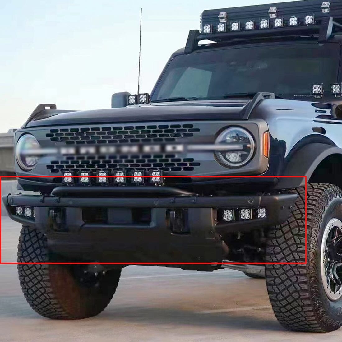 Heavy Duty Front Bumper(High U Tube) For 2021-2023 Ford Bronco