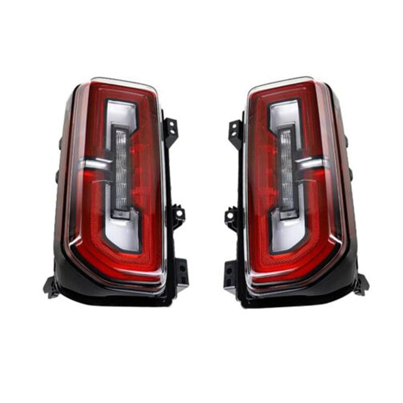High Configuration Style LED Tail Lights-Red Lens For 2021-2023 Ford Bronco
