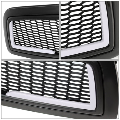 Honeycomb Front Grille WLED Lights For 2009-2012 Dodge RAM 1500 