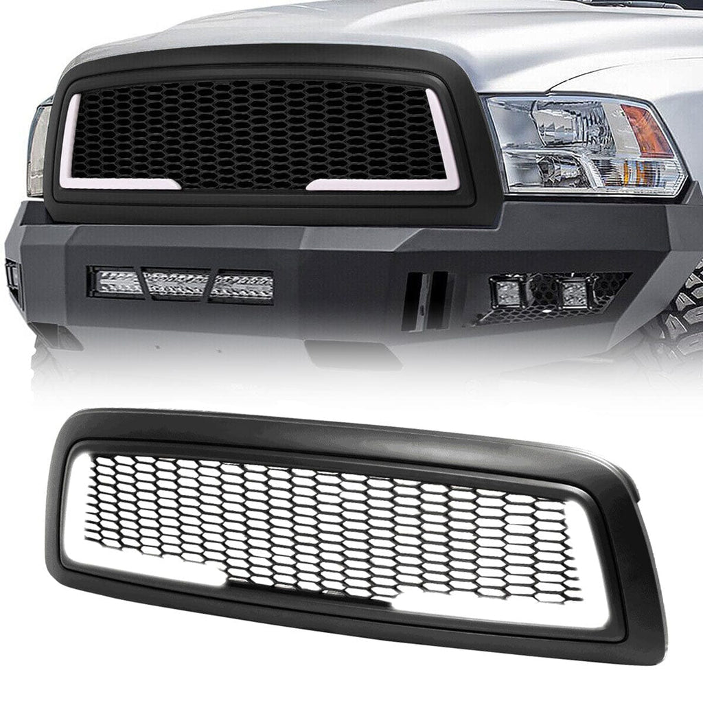 thumbnail image 2 of Chrome Mesh Grille With Letters For Dodge Ram 1500 2009-2012 - Front Billet Style 2 of 3