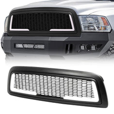 Honeycomb Front Grille WLED Lights For 2009-2012 Dodge RAM 1500 