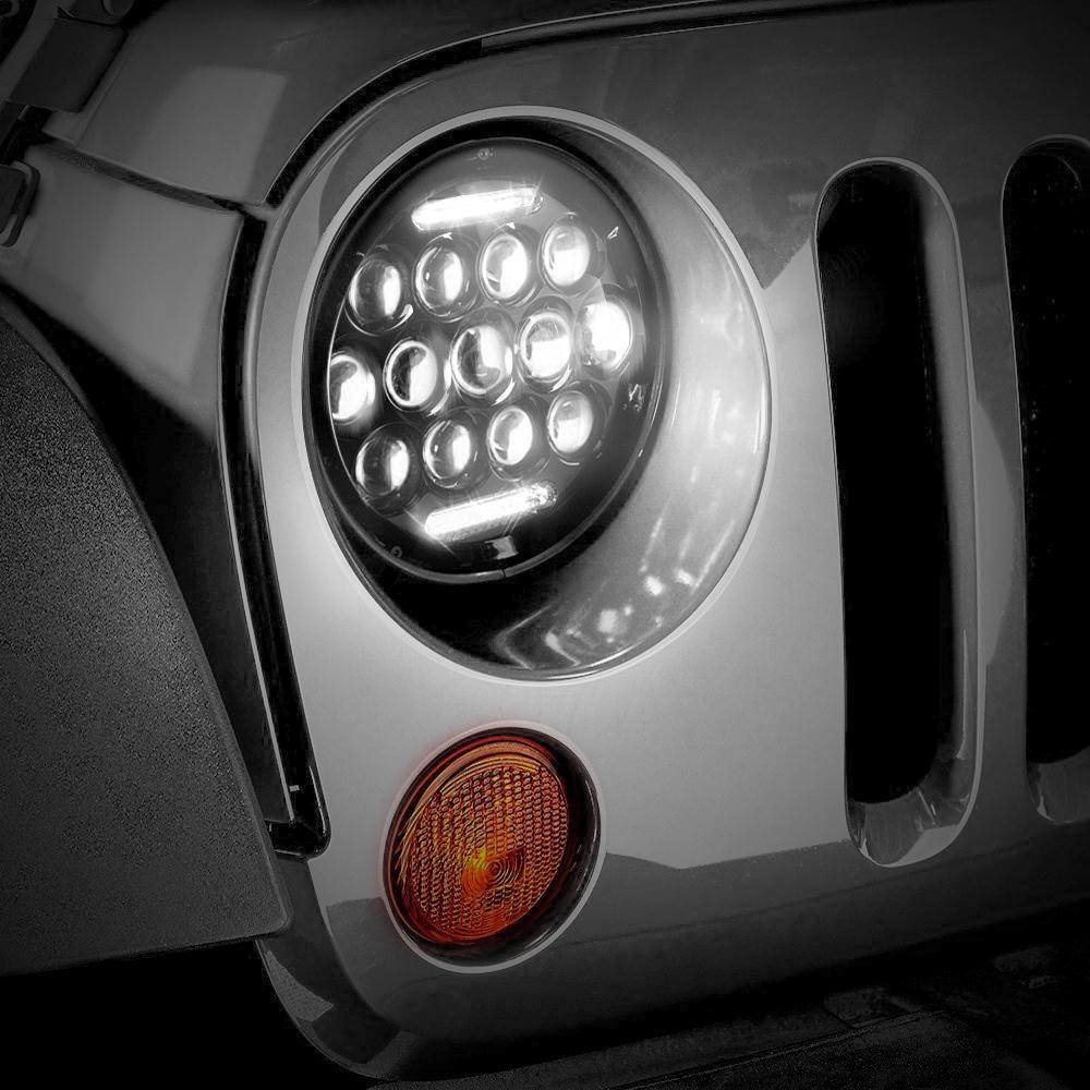 Jeep Wrangler DOT 7 Inch Round LED Headlights