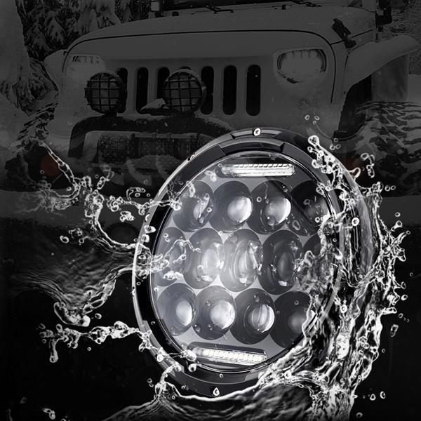 Jeep Wrangler DOT 7 Inch Round LED Headlights