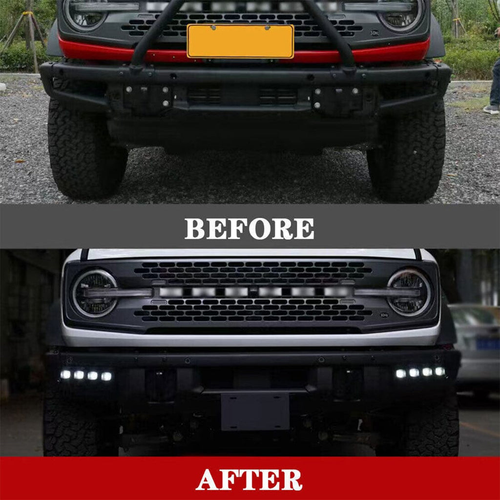 LED Daytime Running Lights DRL Fog lights W/Turn Signals For 2021-2023 Ford  Bronco