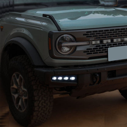 LED Daytime Running Lights DRL Fog lights W/Turn Signals For 2021-2023 Ford Bronco