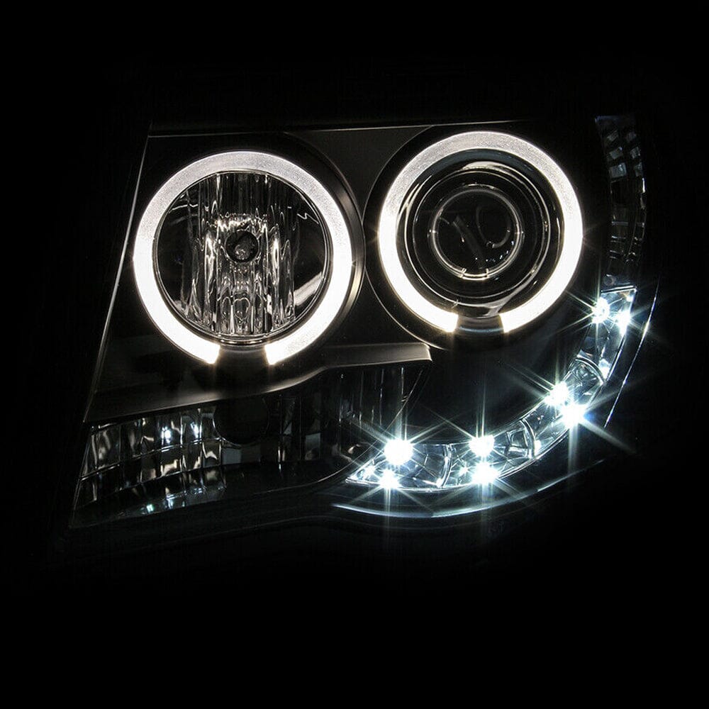 LED Halo Projector Headlights For 2005-2011 Toyota Tacoma 