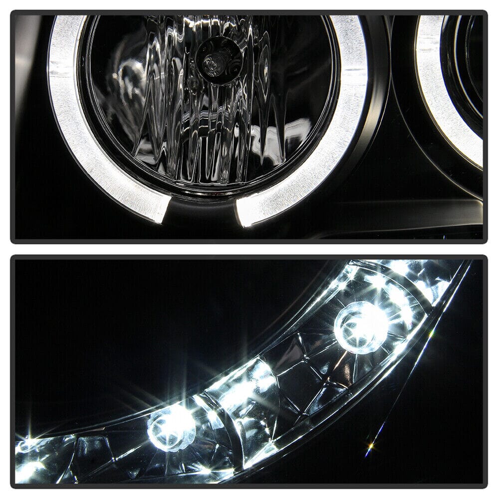 LED Halo Projector Headlights For 2005-2011 Toyota Tacoma 