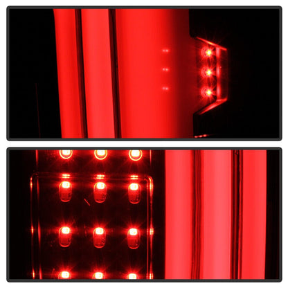 LED Tail Lights WSequential Tube Signal-Smoked Lens For 2016-2023 Toyota Tacoma