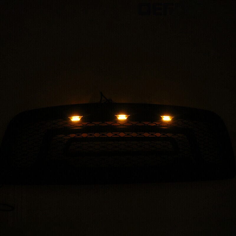 Matte Black Front Grille W/LED Lights For 2009-2012 Dodge Ram 1500