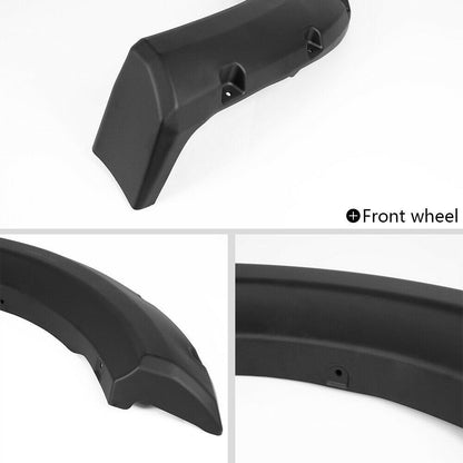 Offroad Pocket Rivet Style Black Wheel Fender Flares Cover For 09-14 F150
