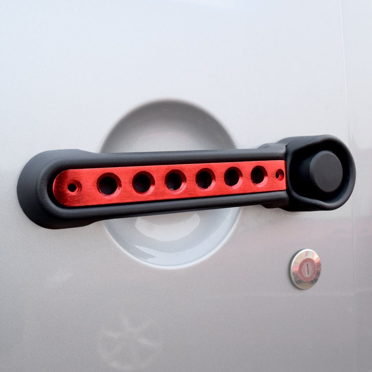 Jeep Wrangler Aluminum Door Grab Handle Inserts Cover