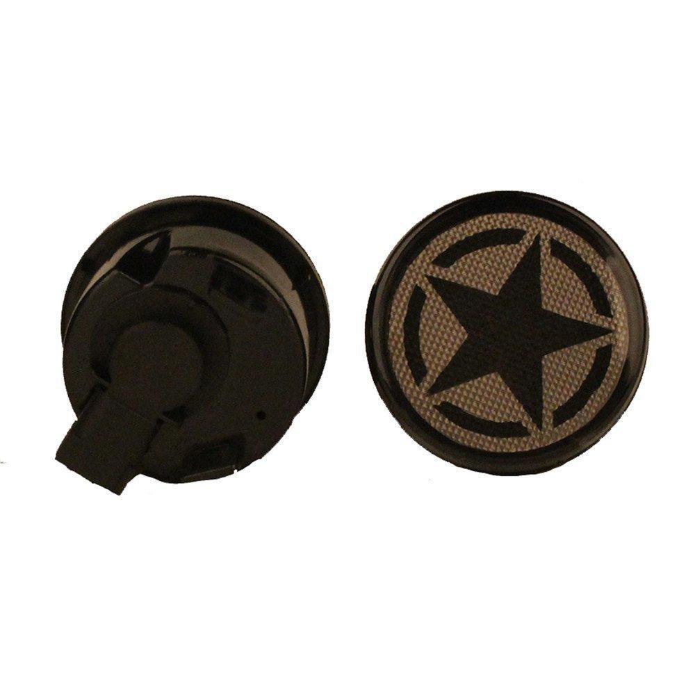 Jeep Wrangler Front Smoked Star Turn Signal Lights