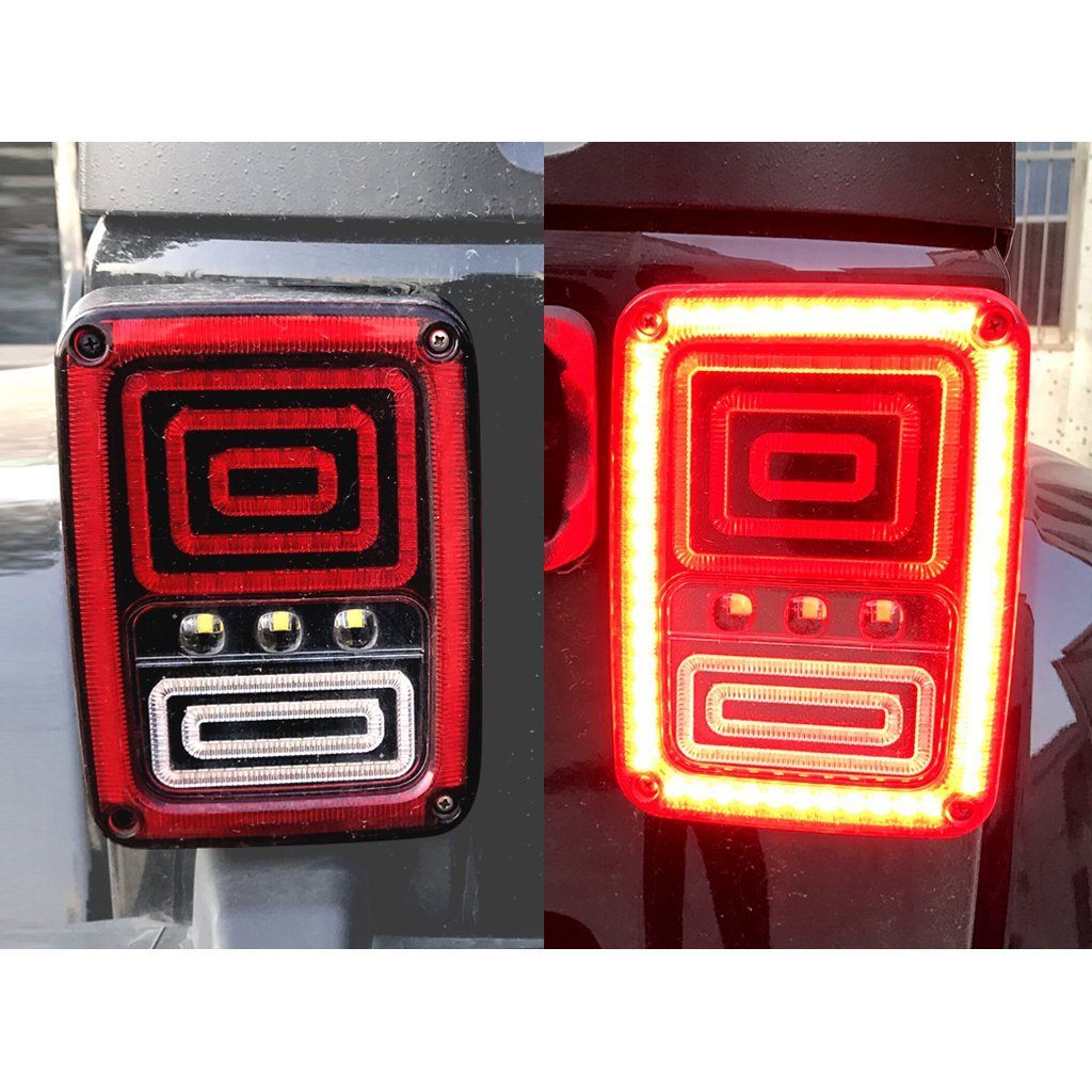 Jeep Wrangler Snake LED Tail Lights