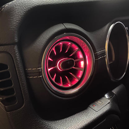 Jeep Wrangler Turbo Air AC Vent with Ambient Light | AMOFFROAD