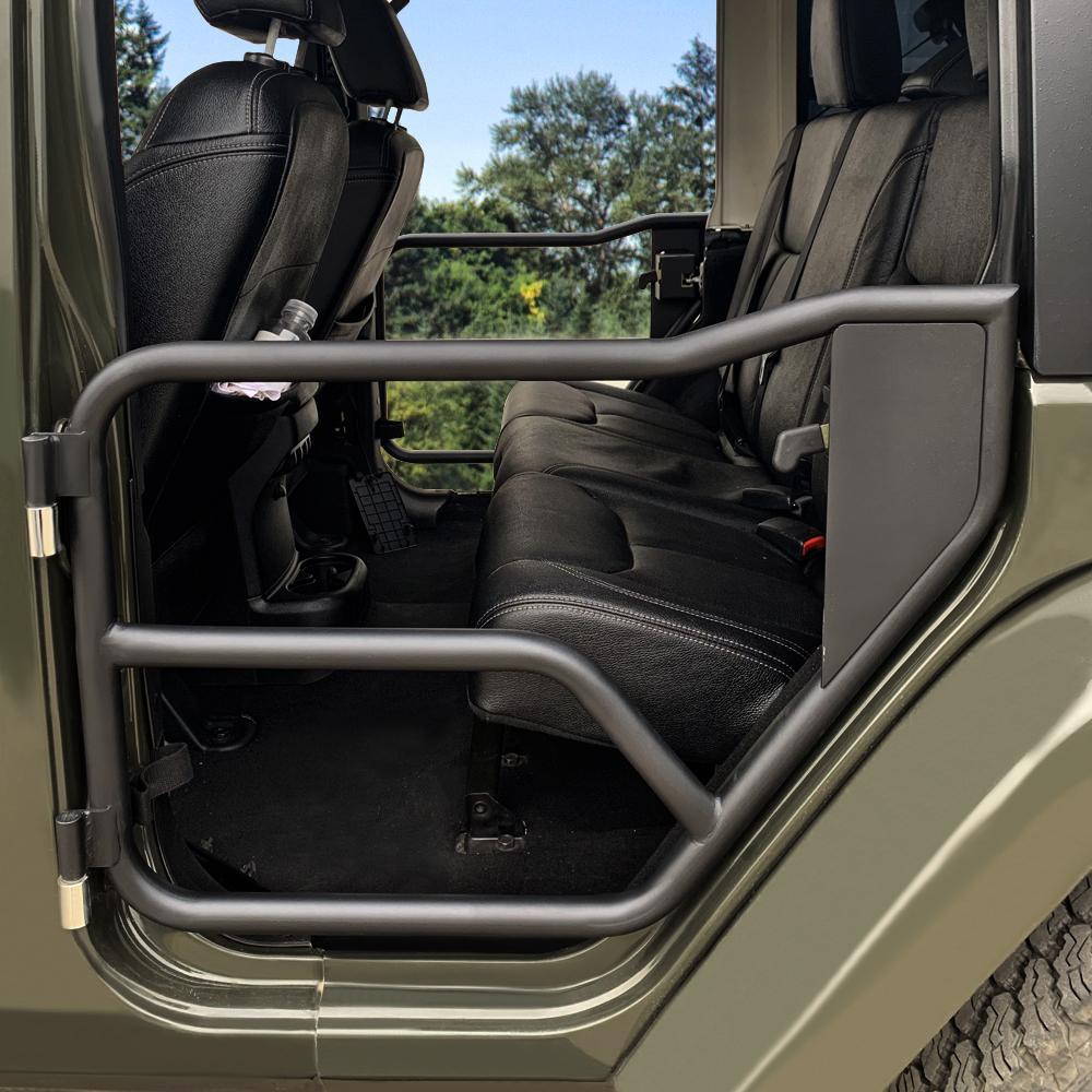 Front+Rear Side Tube Doors & Side View Mirrors Fit For 07-18 Front+Rear Side Tube Doors & Side View Mirrors Fit For 07-18