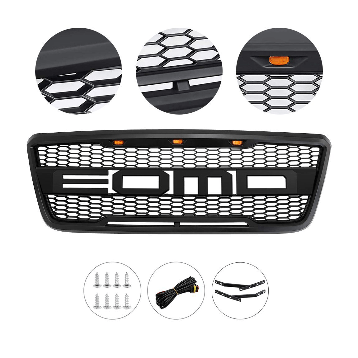 04-08 Ford F150 Raptor Style Mesh Grille W/LED